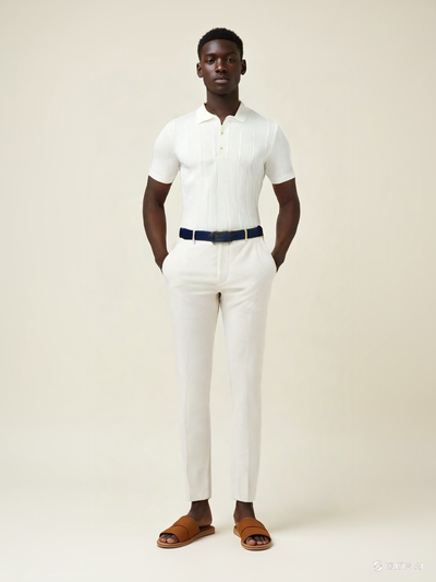 Cannes Ribbed Cotton Polo